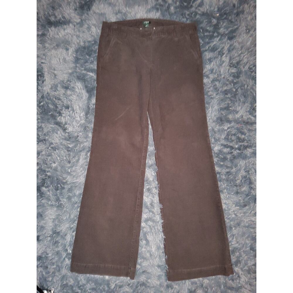 #322  Excellent Pre-Loved Women's J.Crew Brown City Fit Corduroy Pants Size 6